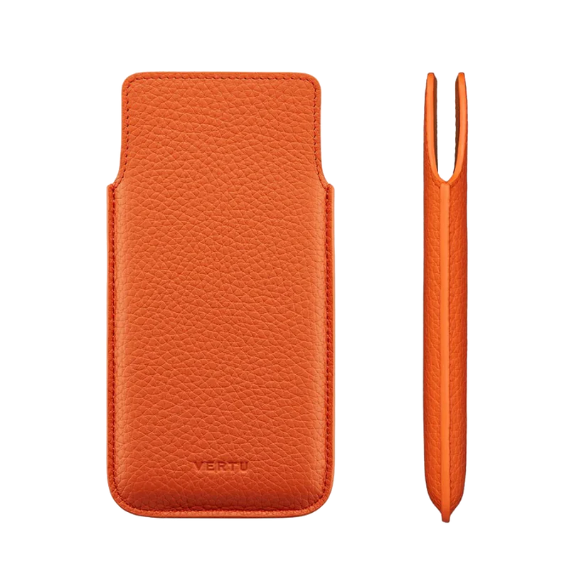 Metavertu & iVertu Calf Leather Slip Phone Case - Multicolor<span> - </span>Orange