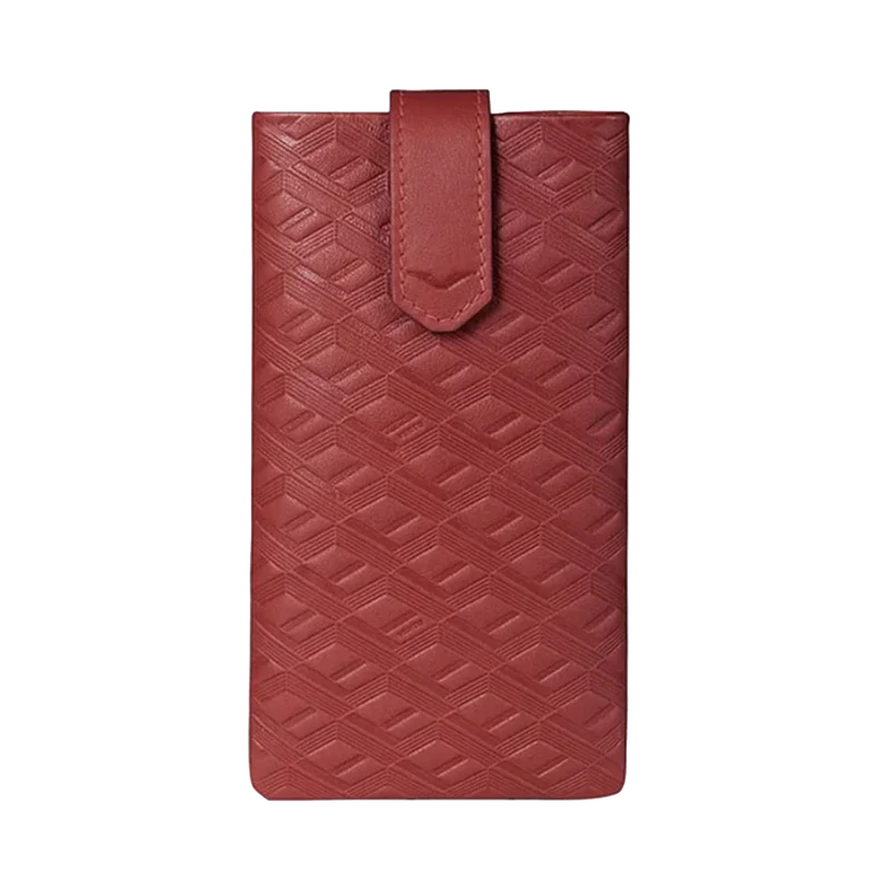 METAVERTU & IVERTU CALF LEATHER PHONE CASE – MULTICOLOR<span> - </span>Red