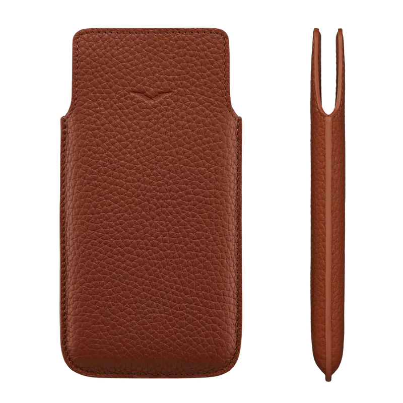Metavertu & iVertu Calf Leather Slip Phone Case - Multicolor<span> - </span>Brown
