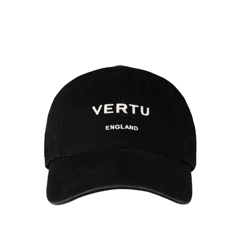 Folded-Linked V Adjustable Cotton Classic Baseball Cap - Black