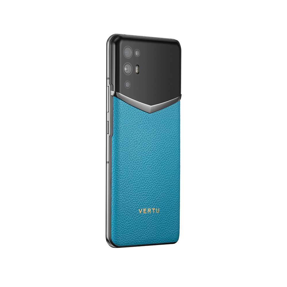 iVERTU Calfskin 5G Phone - Lake Blue