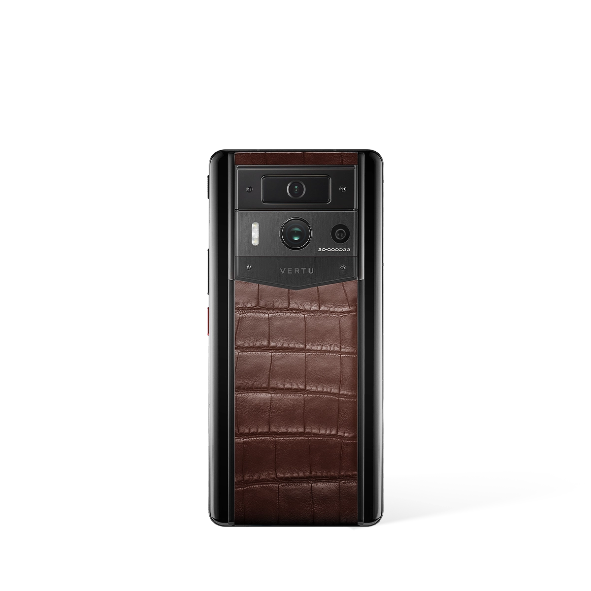 Vertu Payment Link For Metavertu Max Alligator Black Ceramic Frame Black Plate Amber Brown