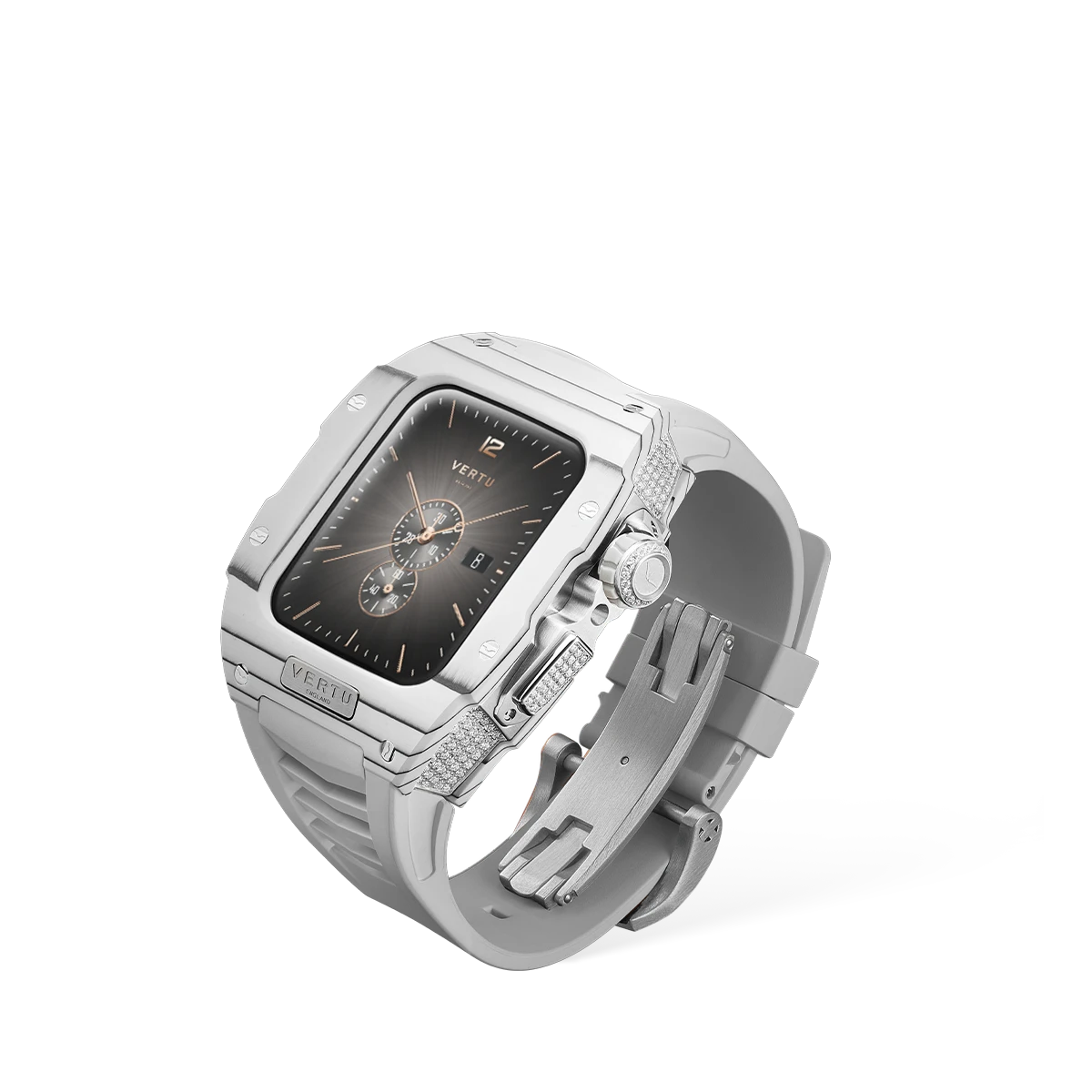 Metawatch White with Diamonds