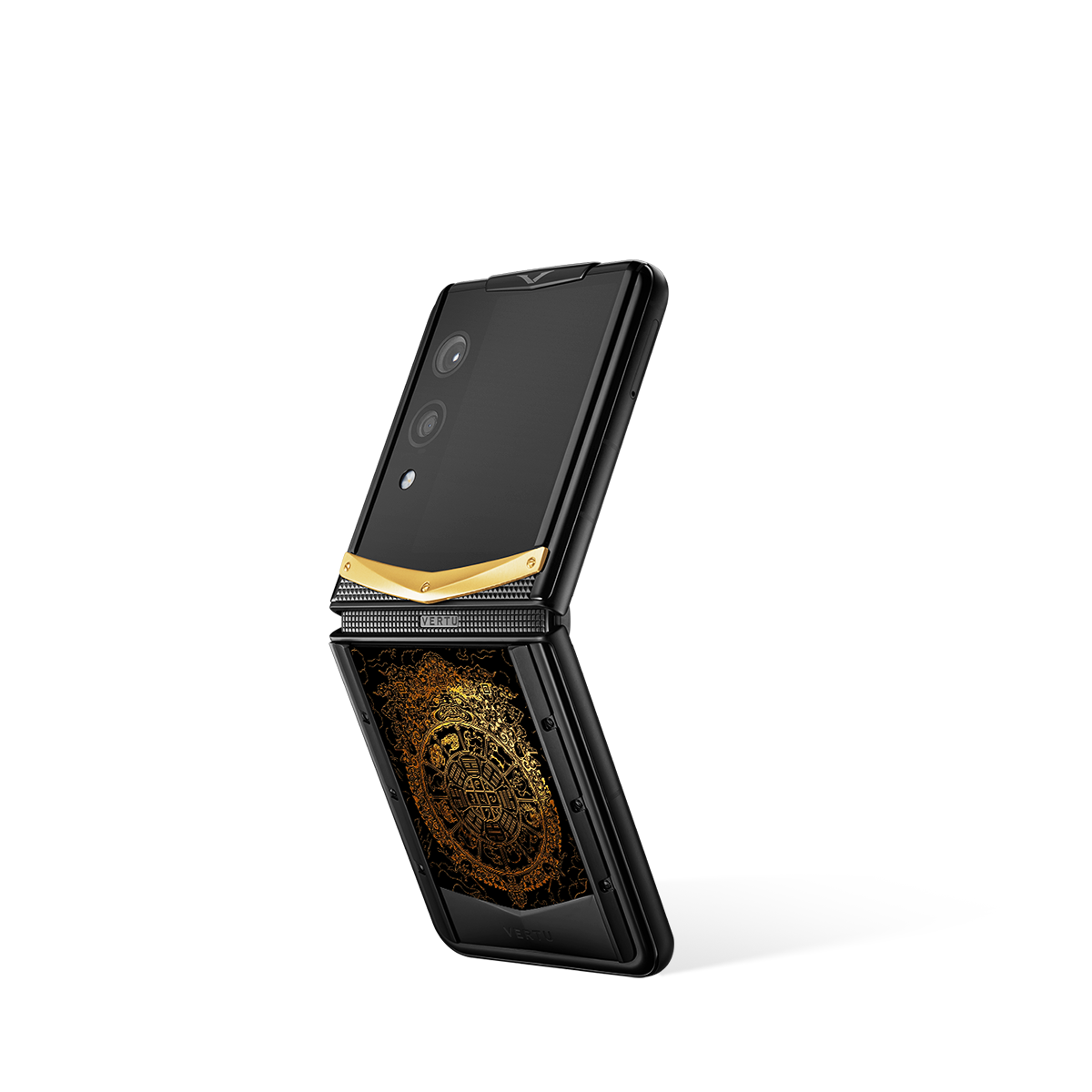 Quantum Flip Bagua Gilded Lacquer