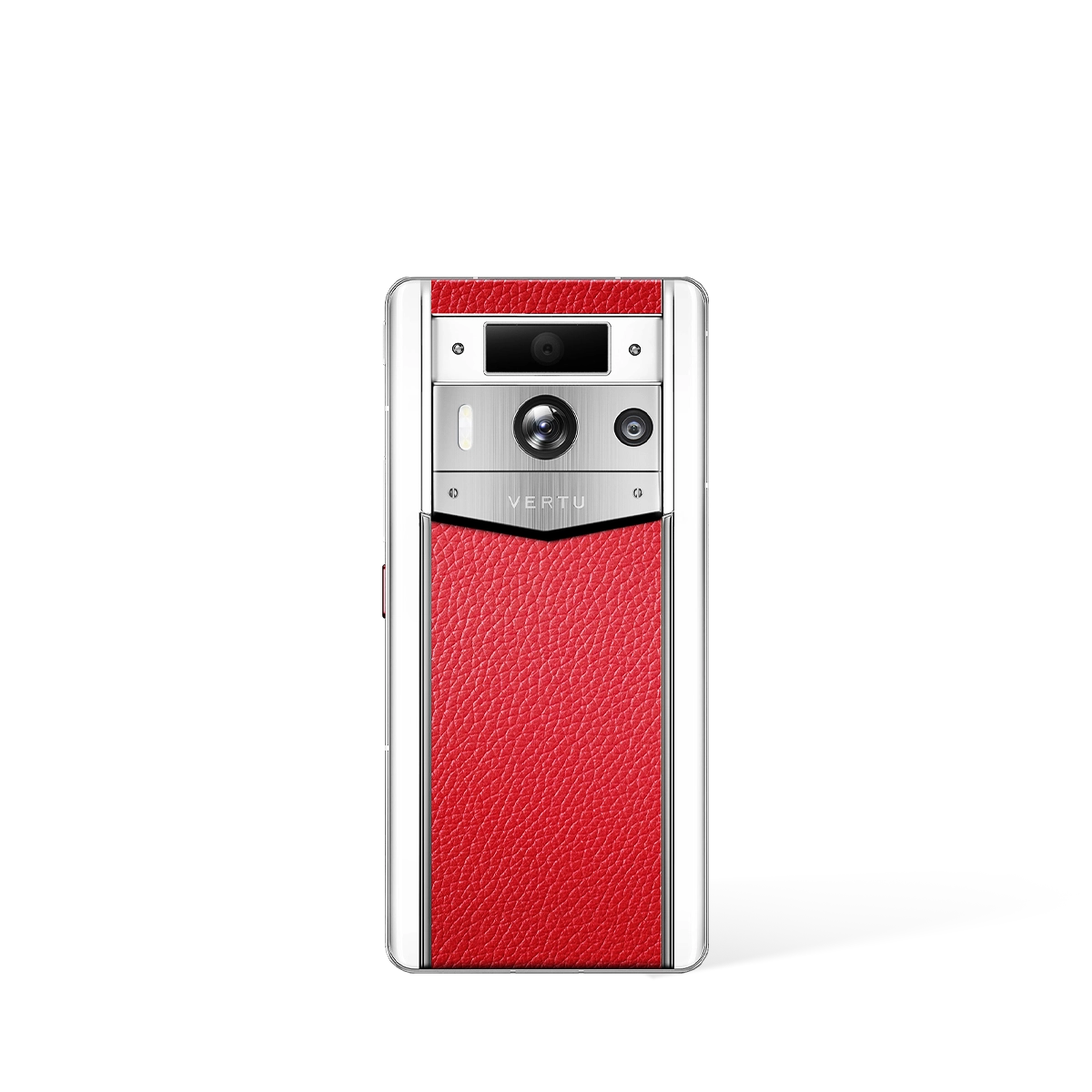 Vertu Metavertu Max Calfskin White Ceramic Frame berry luxury phone sapphire crystal and high-density ceramic frame