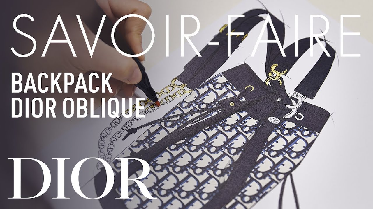 Diving Deep into the World of Dior: The Craft Behind the Oblique Backpack