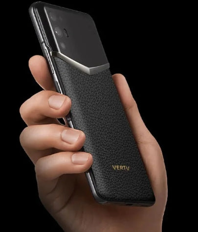 Embrace the Pinnacle of Luxury Communication with iVERTU Lizard Leather 5G Phone - Onyx Black