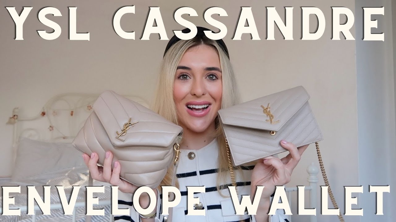 Saint Laurent Cassandre Envelope Chain Wallet Review