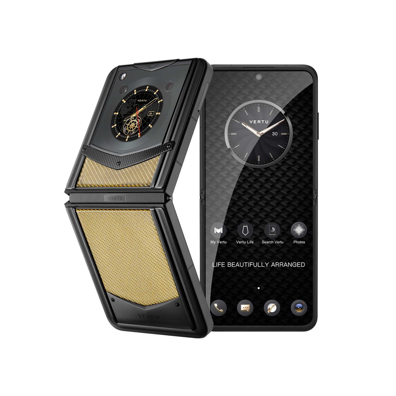 VERTU® IRONFLIP Carbon Texture SERIES