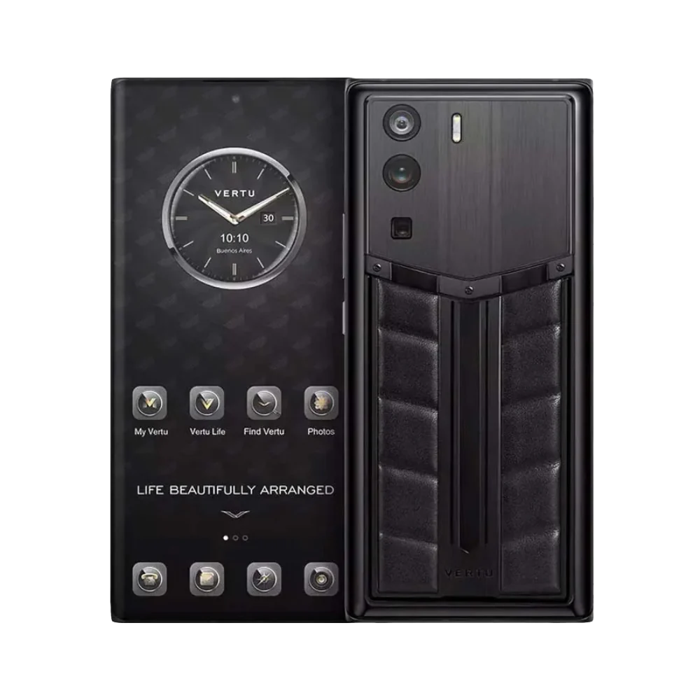 Metavertu  Curve Screen Race Track Design Calfskin Web3 Phone