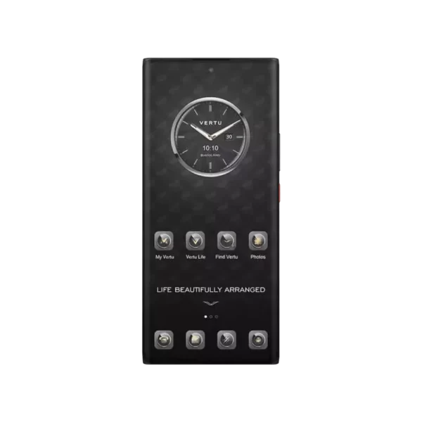 Metavertu  Curve Screen Race Track Design Calfskin Web3 Phone