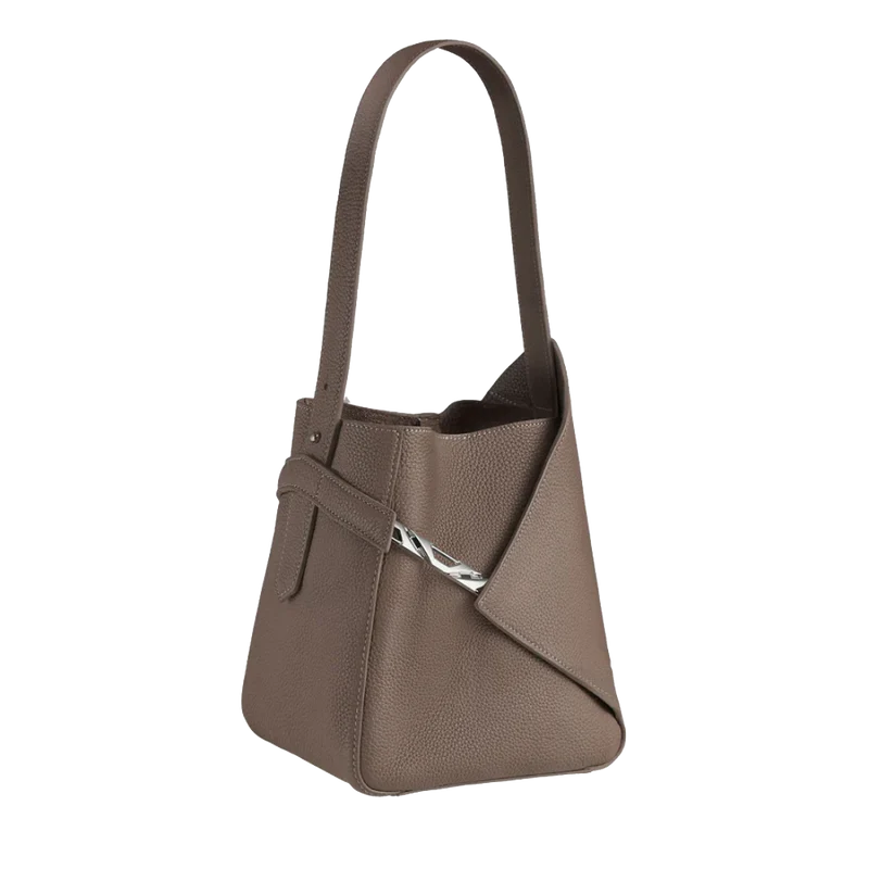 Folded V Catena Bucket Bag For Women – Multicolor