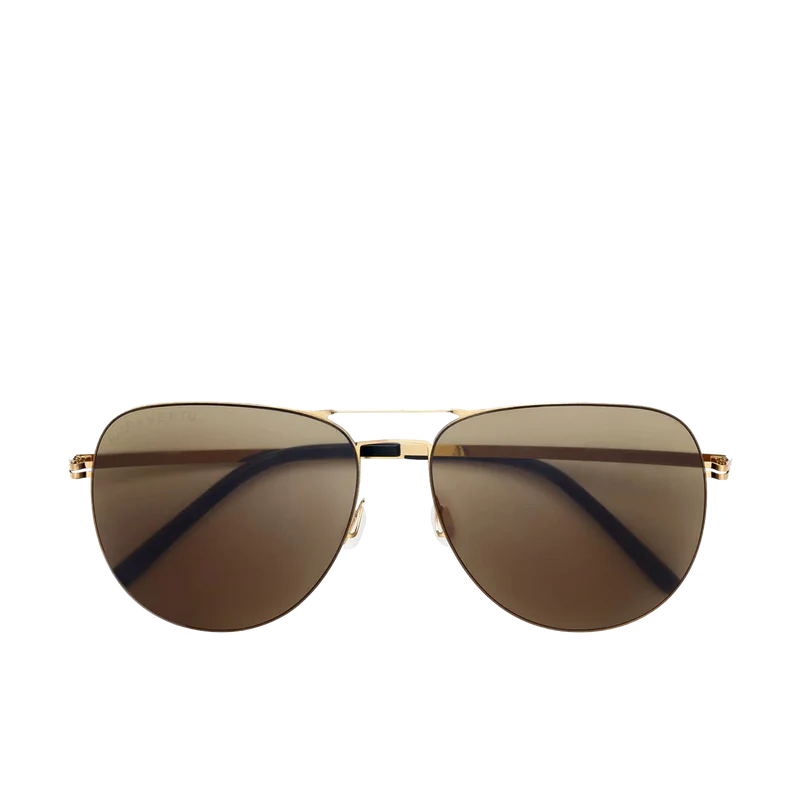 Polarized Aviator Sunglasses – Brown Blue<span> - </span>Brown