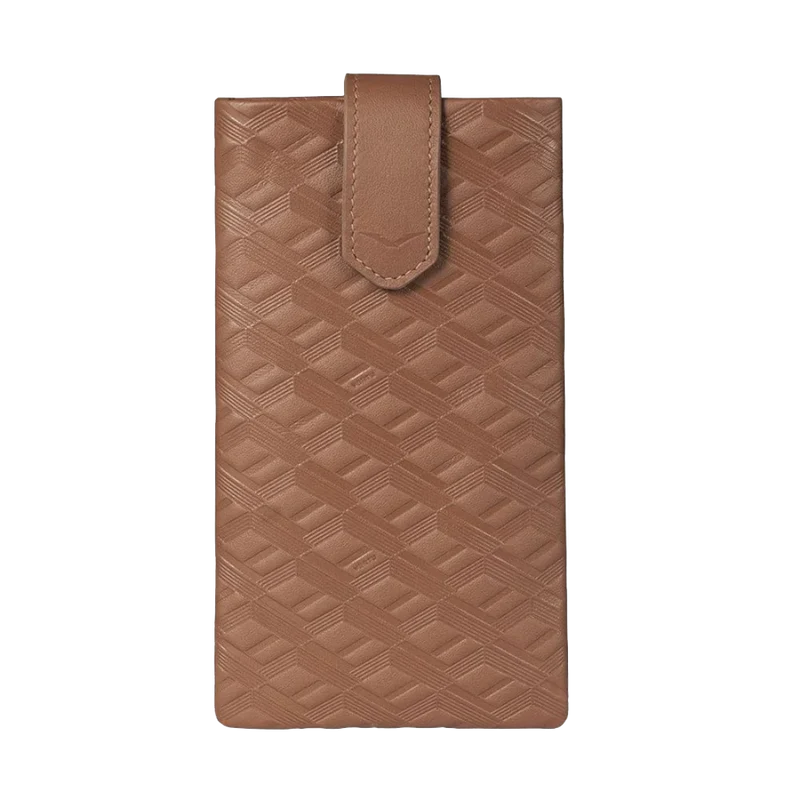 METAVERTU &amp; IVERTU CALF LEATHER PHONE CASE – MULTICOLOR<span> - </span>Brown