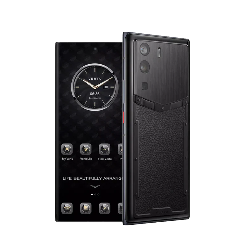 Metavertu  Curve Screen Calfskin 5G Web3 Phone - Jade Black<span> - </span>Pro 18+1TB