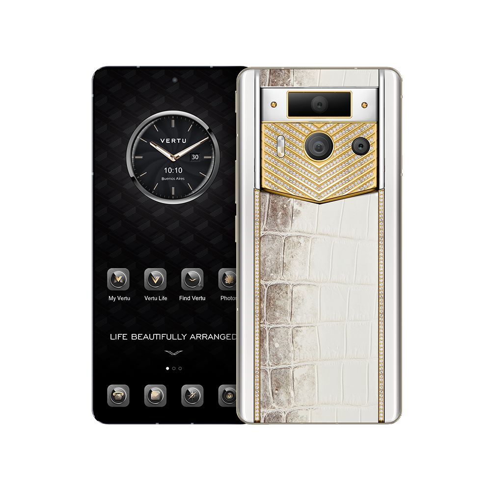 METAVERTU II Customized Himalaya Alligator Leather Web3 AI Phone | VERTU®