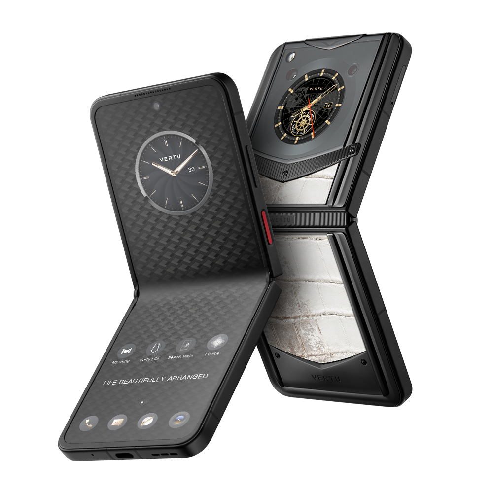 VERTU® IRONFLIP PRE-ORDER Rococo Himalaya Niloticus Crocodile Skin