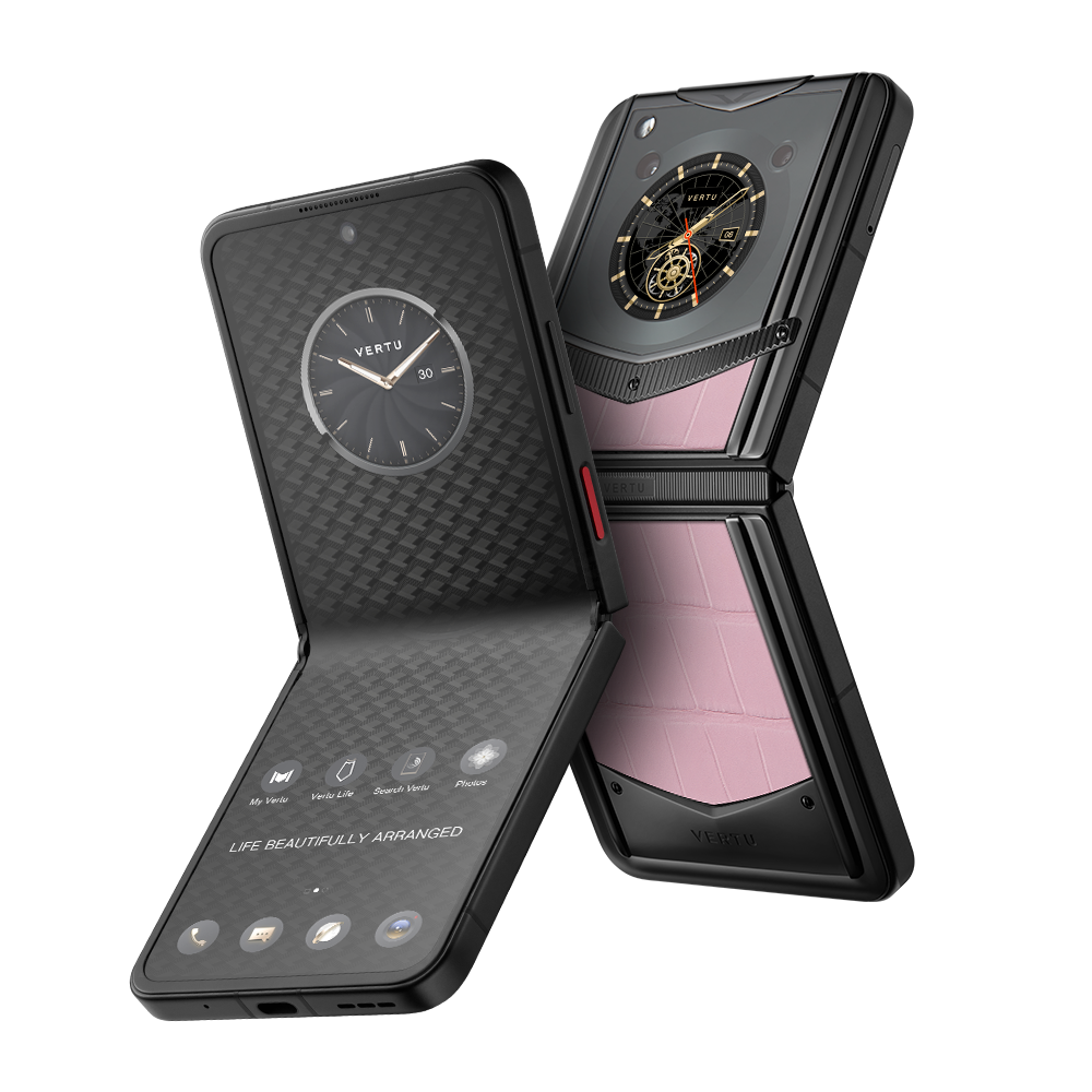 VERTU® IRONFLIP Sakura Pink Alligator Skin