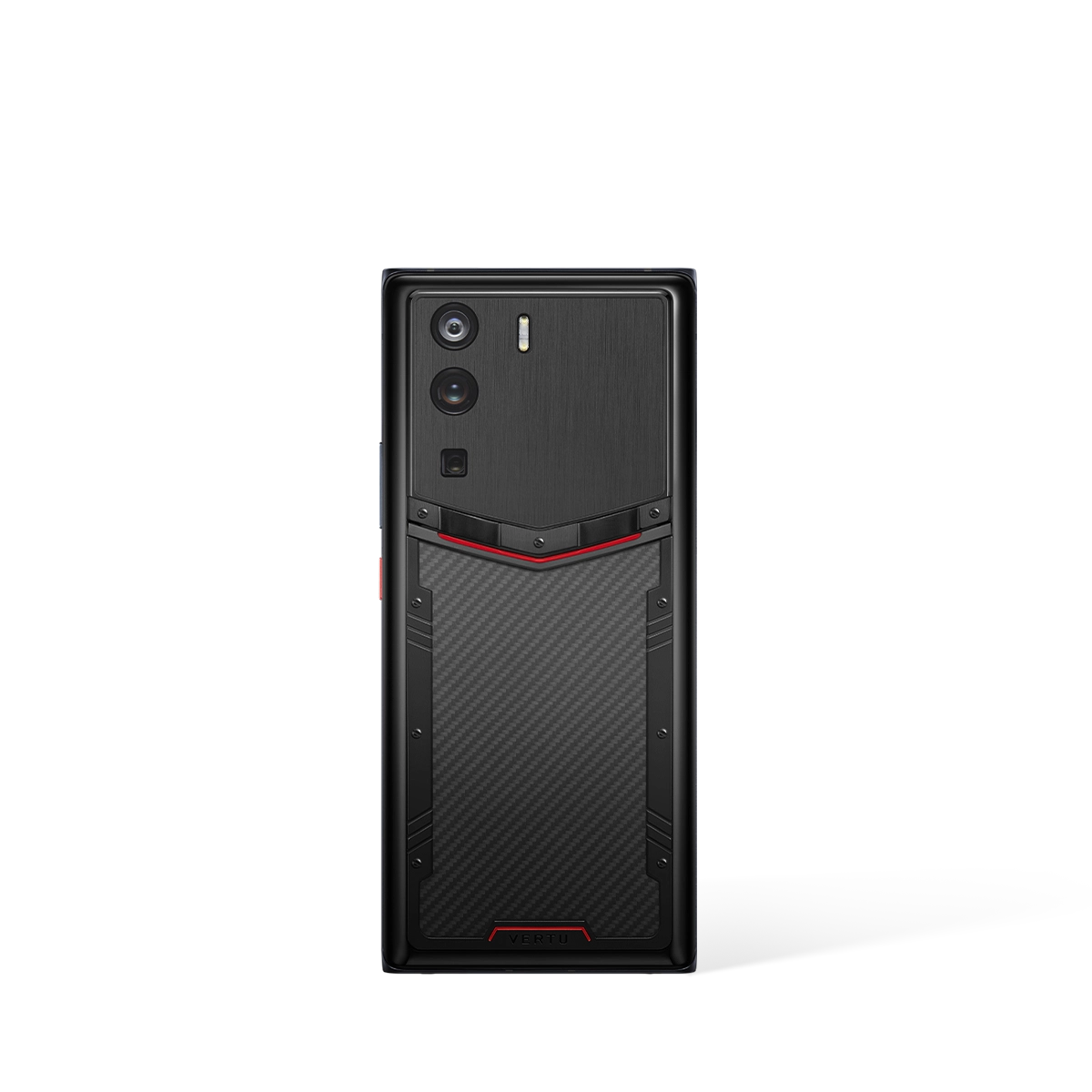 Vertu METAVERTU Iron Black Carbon Fiber 5G Web3 AI Phone Full Back Side View Display