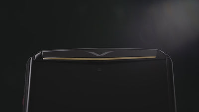 Vertu Agent Q Himalaya Alligator Gold Accent luxury smartphone video showcasing front and back design, premium Himalaya alligator leather with gold accents and high-end craftsmanship