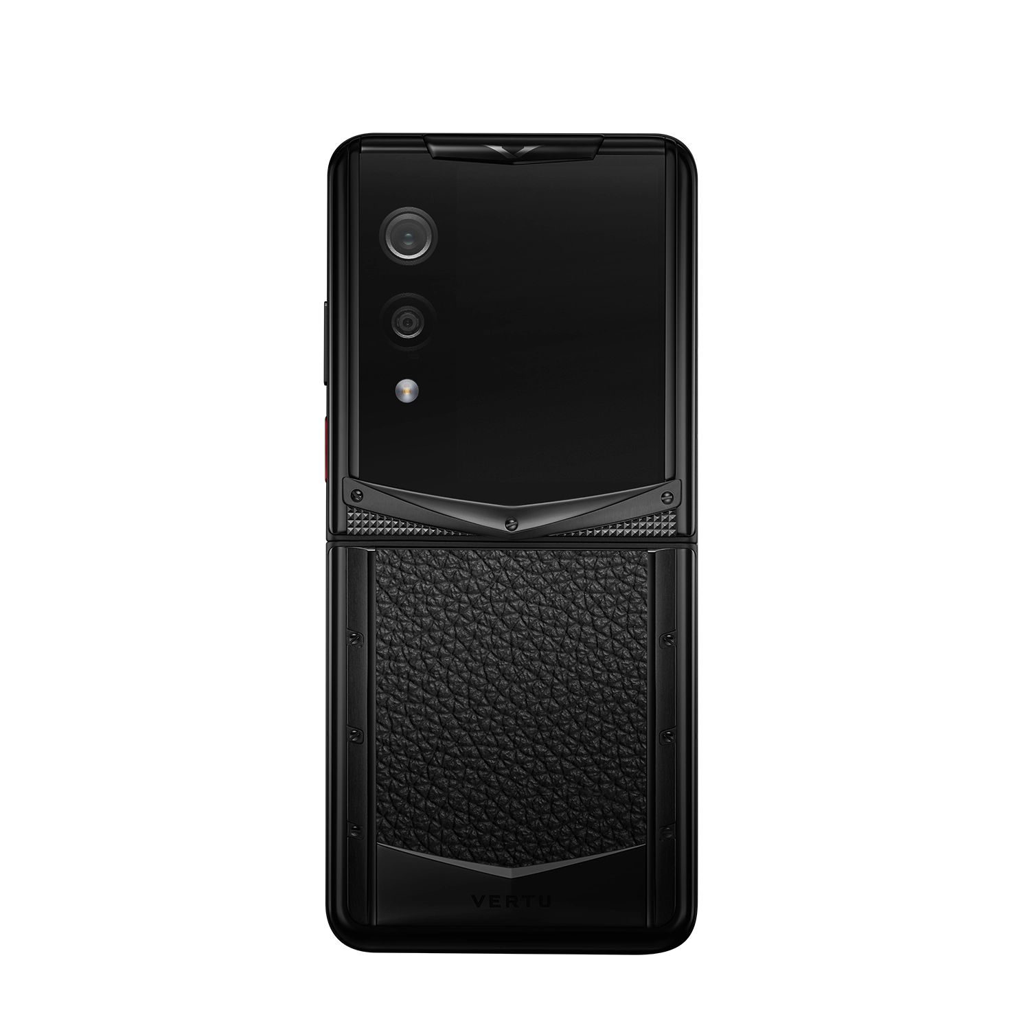 Vertu Quantum Flip Calfskin Series Jade Black luxury foldable smartphone