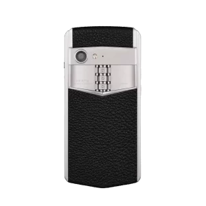 Aster P Baroque Calfskin Phone Jade Black Back