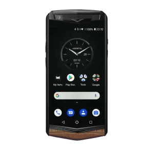 Aster P Gothic Alligator Skin Phone Cinnamon Brown Front View