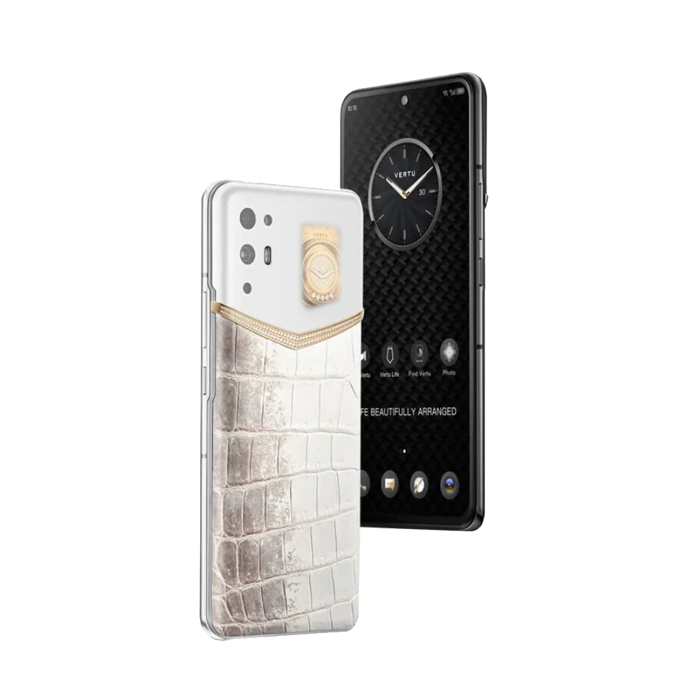vertu-ivertu-himalaya-alligator-skin-5g-phone-side-view-showcasing-unrivaled-luxury-and-exclusive-white-gradient-leather